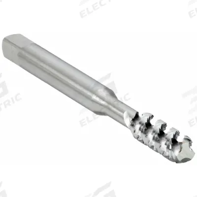 CLEVELAND Spiral Flute Tap: #6-32 UNC, H3 / 2B, 2 Flute, Bottoming Chamfer - General Purpose Spiral-Flute Taps