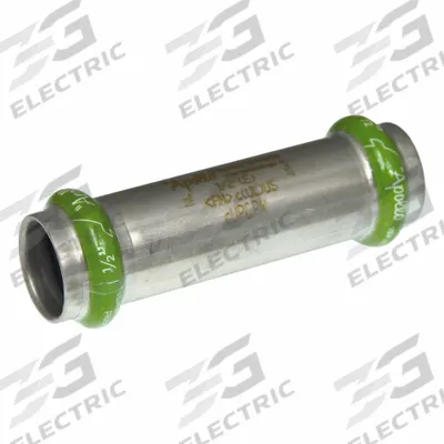 APOLLO Crimp Coupling Fitting: 2 in Pipe x 2 in Pipe Size, Press-fit x Press-fit - Potable Water Stainless Steel Press Fittings