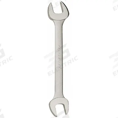 PROTO Open End Wrench: Alloy Steel, Black Oxide, 1 1/2 in_1 5/8 in Head Size - SAE, Double End, Open End Wrenches