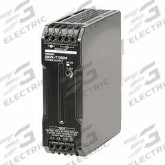 OMRON Switching Power Supply: DIN Rail, 120 W Output Power - Rated, 5 A Current - Output (MPN S8VK-T12024). Key specifications — attr1044898: Three; attr1044879: 450 to 600V DC; attr211400: OMRON.