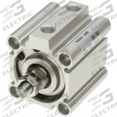 SMC Compact Cylinder: 40 mm Bore Dia, 20 mm Stroke Lg, Through Hole Mounting, Aluminum, 1/8 in NPT (MPN NCQ2B40-20DMZ). Key specifications — attr946022: Through Hole; attr946024: Single Rod; attr946038: NCQ2; attr1123057: Rotating Rod; attr945997: SMC.