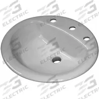 SLOAN Bathroom Sink: White, Vitreous China, 20 in Overall Lg, 17 in Overall Wd, 3 Faucet Holes, SS (MPN SS-3802). Key specifications — Includes: Mounting Hardware; Brand: SLOAN; Color: White; Sink Material: Vitreous China.