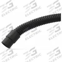 NILFISK Vacuum Hose: 2 in Hose Dia, 20 ft Hose Lg, Vinyl, Black (MPN L01716420). Key specifications — Material: Vinyl; Brand: NILFISK.