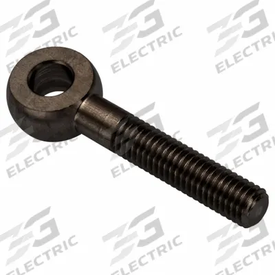 AMPG Fixed Rod End: Steel, Black Oxide, 50 mm Hole Center-to-End Lg, Left Hand - Steel Male Threaded Fixed Rod Ends