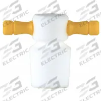 Stopper: PTFE, 13 Stopper Size, 1.25 in Overall Ht, Orange, 0 Holes, 1 Stoppers Included (MPN CG-3020-A-02). Key specifications