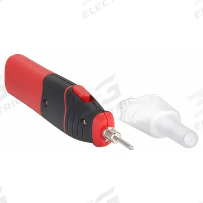 WELLER CORDLESS SOLDERING IRON: 8 W, 900°F, Conical Tip, 0.3 mm Tip Wd - Battery-Powered Soldering Irons