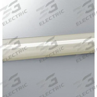 PAWLING Accent Rail: EBR-30, PVC, Ivory, 2 in Overall Ht - PVC Crash Rails & Bumper Guards