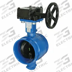 SHARPE Butterfly Valve: 10 in Pipe Size, 300 psi Max. Pressure (CWP), Clamp, 5 Bolt Holes, NSF 61 (MPN 7005011914). Key specifications — Brand: SHARPE; Handle Type: Gear Operated Handwheel; Disc Material: Ductile Iron.