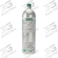 GASCO Calibration Gas: Air, Disposable, +/-5% Accuracy, NH3, Calibration Gas, 74 L Cylinder Capacity (MPN X02AI99CP75V1G7). Key specifications — For Use With: All OEM Gas Detectors; Background Gas: Air; Brand: GASCO; Gas Mixture: Ammonia 85 ppm; Reusability: Disposable.