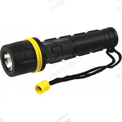 GRAINGER Flashlight: 20 lm, 11 hr Run Time at Max. Brightness, 39 m Max Beam, 1 Light Output, Black (MPN 5RHT3). Key specifications — Brand: GRAINGER; Battery Requirements - Broad: Requires 2 AA.