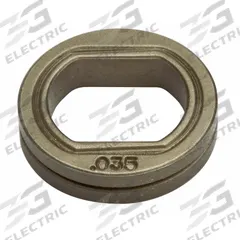 LINCOLN ELECTRIC Drive Roll: 0.035 in, V-Groove, For Power MIG 140C/180 Dual/180C/210 MP Series (MPN KP2529-2). Key specifications — For Wire Type: Solid; Brand: LINCOLN ELECTRIC; Manufacturer Part Number: KP2529-2; For Welder Series: Power MIG 140C.