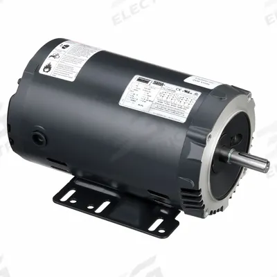 Dayton General Purpose Motor: C-Face/Rigid Base Mount, Open Drip Proof, 2 hp, 230/460V AC - C-Face with Rigid Base 3-Phase General Purpose AC Motors