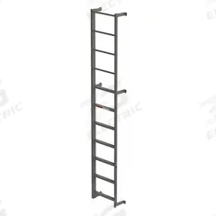APPROVED VENDOR Fixed Ladder: 11 ft Overall Ht, 23.5 in Overall Wd, Steel, 300 lb Load Capacity (MPN MDS07). Key specifications — Brand: APPROVED VENDOR; Assembly: Assembled; Number of Sections: 1.