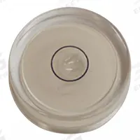 JOHNSON LEVEL Bulls Eye Level: Nonmagnetic, 1 3/16 in x 3/8 in, 37 Arc Min, Plastic, White, Acrylic (MPN SM056). Key specifications — attr939369: Plastic; attr934741: JOHNSON LEVEL; attr939371: Circular without Flange; attr986192: Acrylic.