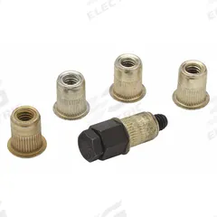 ZURN Grease Interceptor Field Repair Kit: 6 in Overall Wd, 1 in Overall Lg, 2 1/2 in Overall Dp (MPN P1170-RK-BAG). Key specifications — Product Type: Grease Interceptor Field Repair Kit; Material: Metal; Includes: (4) Threaded Nuts; Brand: ZURN.