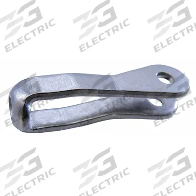 LOOS Wire Rope Clevis Fitting: 3/16 in Compatible Rope Dia, Stainless Steel - Strap Fork End Fittings
