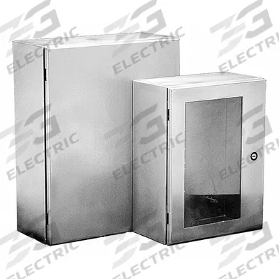 HOFFMAN Enclosure: 304 Stainless Steel, 20 in x 16 in x 10 in, NEMA 12/3R/4/4X - Stainless Steel Enclosures