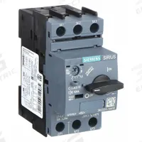SIEMENS Manual Motor Starter: Non-Reversing, 3 Poles, 8 A, Thermal Protection, Selector Switch (MPN 3RV20111HA10). Key specifications — Maximum Voltage Rating: 690V AC; Brand: SIEMENS; Thermal Units Required: None (Starter Includes Integrated Thermal Units); Frame Size (Width): S00.