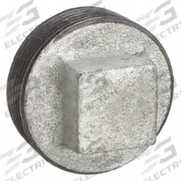 APPROVED VENDOR Plug: Plug, 4 in, NPT Threaded, Malleable Iron (MPN 2WJ76)