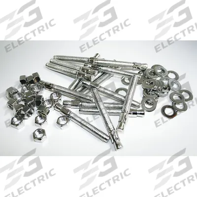 FOREVERBOLT Wedge Anchor: 3 3/4 in Overall Lg, 3/8 in Dia, 3/8"-16 Thread Size, NL-19 - 316 Stainless Steel Wedge Anchors