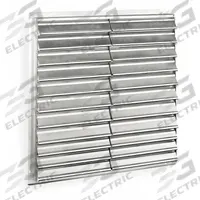 63"H-W 6 1/4"L Alum Wall Fan Shutter: For 60 in Fan, Double Panel, 63 in H, 63 in W, 2 1/2 in D (MPN 3C116). Key specifications — Airflow Direction: Horizontal; Blade Type: Flat Blade; Brand: DAYTON; Maximum Air Velocity: 2500 fpm; Mounting Position: Vertical.