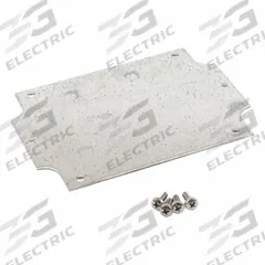 HAMMOND Inner Panel: Back Panel Panel, 4.27 in Overall Ht, 3.05 in Overall Wd, Steel, Galvanized (MPN 1554FPL). Key specifications — Panel Style: Back Panel; Brand: HAMMOND; Finish: Galvanized; Manufacturer Part Number: 1554FPL; Material: Steel.