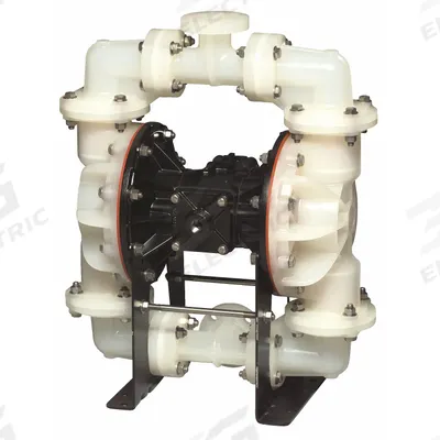 SANDPIPER Double Diaphragm Pump: Polypropylene Body, 1 1/2 in, Flange Connection - Polypropylene Housing AODD Pumps