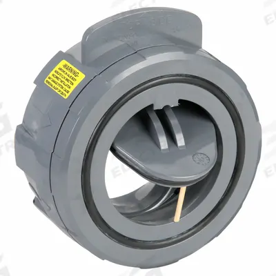 HAYWARD Wafer Check Valve: Swing, Inline Valve Body, 3 in Pipe Size, Wafer, PVC - PVC Wafer Swing Check Valves