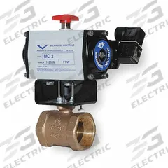 MILWAUKEE VALVE Pneumatically Actuated Butterfly Valve: For Corrosive Chemicals/Salt Water Media (MPN MBDAO A 114). Key specifications — Brand: MILWAUKEE VALVE; Disc Material: Stainless Steel; Pilot Solenoid Voltage: Not Included.
