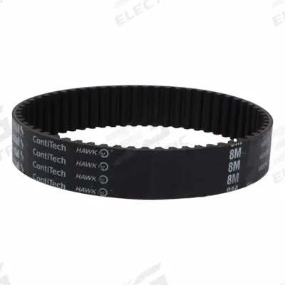 CONTINENTAL Timing Belt: One Side, Curvilinear, Conti Hawk PD, 8 mm Pitch, 20 mm Top Wd - HTD Section Timing Belts