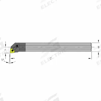 ULTRA-DEX USA Indexable Boring Bar: E16T MCLNR4 (MPN 920-000-386) - Indexable Boring Bars