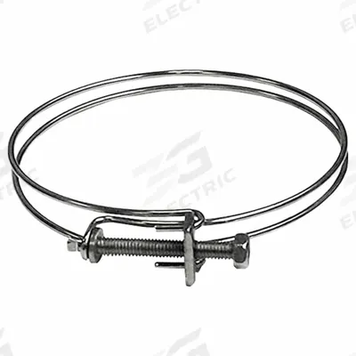 JET Wood Dust Collector Wire Hose Clamp: 4 in Dia (MPN JW1317) - Hose Clamps for Wood Dust Collectors