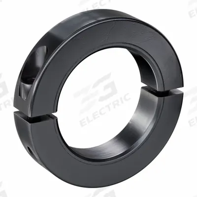 RULAND MANUFACTURING Shaft Collar: 2-Piece, Metric with Inch Bore, Round, Clamp-On - Steel Shaft Collars
