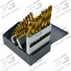 CLE-LINE Jobber Length Drill Bit Set: 29 Pc, 1/16" to 1/2" by 64ths, 135° Split Point (MPN C66113). Key specifications — attr1236168: Metal Index.
