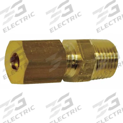 LEGRIS Compression Fitting Adapter: 10 mm OD x 1/2 in Pipe Fitting Size, Compression x MBSPT - Standard Sleeve Brass Compression Fittings