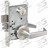 ASSA ABLOY ACCENTRA Door Lockset: Classroom Lever Locksets, Chrome, LFIC (MPN AUR88182FL x 626). Key specifications — Ligature Resistance: Not Ligature-Resistant; Brand: ASSA ABLOY ACCENTRA; Visual Indicator Message: No Message; Lockset Style: Augusta; ADA Compliant: No; Finish: Satin Chromium-Plated.
