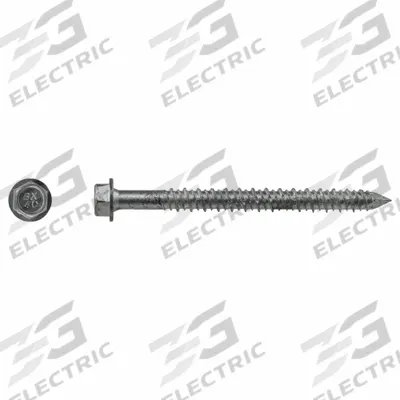 RED HEAD Concrete Anchor Screw: 2 3/4 in Overall Lg, 1/4 in Dia, Stainless Steel - Hex-Head Screw Anchors