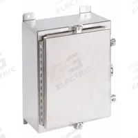 WIEGMANN Enclosure: 304 Stainless Steel, 16 in x 12 in x 6 in, NEMA 12/13/3R/4/4X, Solid Cover, Wall (MPN SSN4161206). Key specifications — Brand: WIEGMANN; Closure Method: Clamps; Enclosure Material: 304 Stainless Steel; Knockouts: Not Included.