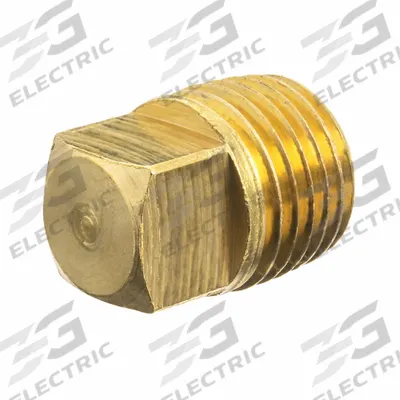 APPROVED VENDOR Plug: Square Drive Solid Plug, 2 in, BSPT Threaded, Class 125 - Low-Pressure Threaded Pipe Fittings