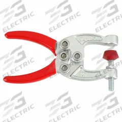 DE-STA-CO Toggle Clamp: Manual Spreading Apart of Handles, 1 Spindles, Steel, M6 Spindle Thread Size (MPN 424). Key specifications — attr670901: Steel; attr670899: Manual Spreading Apart of Handles; attr670900: M6; attr668205: DE-STA-CO.