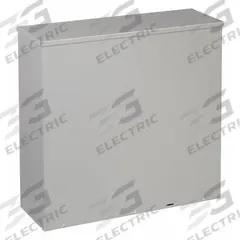 WIEGMANN Enclosure: Steel, 24 in x 24 in x 8 in, 3R, Solid Cover, Screw On, Painted (MPN RSC242408). Key specifications — Brand: WIEGMANN; Closure Method: Padlock Hasp; Knockouts: Not Included.