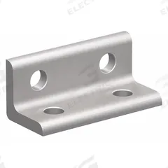 Inside Corner Bracket: Wide Inside-Corner Bracket, 25 Series, 25 mm x 47 mm x 25 mm, 4 Holes, Silver (MPN 25-4113). Key specifications — Material: Aluminum; Brand: 80/20; Finish: Anodized.