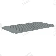 TENNSCO Shelf: 60 in x 36 in, 750 lb Load Capacity, Steel, 22 ga Decking, Gray, Shelf (MPN ZBES-6036C). Key specifications — Decking Material: Steel; Includes: (4) Beams; Decking Finish: Zinc Plated; Shelf Configuration: Single Straight; Color: Gray; Frame Material: Steel; Brand: TENNSCO; Frame Finish: Zinc Plated.