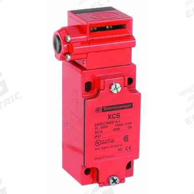 TELEMECANIQUE SENSORS Safety Interlock Switch: XCSB Series, 1NO/2NC - Key-Actuated Safety-Interlock Switches