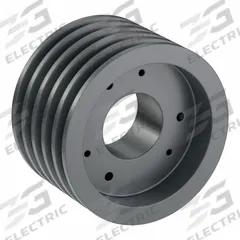 APPROVED VENDOR V-Belt Pulley: B62, 5 Groove, 6.55 in OD, Bushed Bore, SK, Quick Detachable (MPN 5B62SK). Key specifications — Pulley Industry Number: B62; Pitch Diameter: 5.8 in (4L, A); For Belt Section (broad, with similar types): 4L, A, or AX.