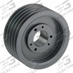 APPROVED VENDOR V-Belt Pulley: 8V1320, 5 Groove, 13.2 in OD, Bushed Bore, F, For 8V/8VX Belt Section (MPN 58V1320F). Key specifications — Pulley Industry Number: 8V1320; Pitch Diameter: 13.2 in (8V); For Belt Section (broad, with similar types): 8V or 8VX.