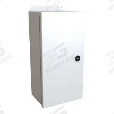 HAMMOND Electrical Enclosure: Steel, 12 in x 6 in x 4 in, NEMA 12/13/3R/4, w/Panel - Steel Washdown Enclosures