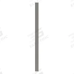 ASI GLOBAL Partition Column: Plastic Polymer, Pebble, Charcoal, 82 in Ht, 4 in Wd, 1 in Thick (MPN 40-90870453-9237). Key specifications — Inner Core Type: Polymer; Brand: ASI GLOBAL PARTITIONS; Color: Charcoal; Finish/Texture: Pebble.