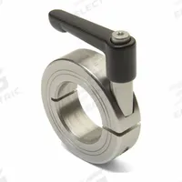 RULAND MANUFACTURING Quick Clamping Shaft Collar: 2 in Bore Dia, Round, 303, Stainless Steel, Black (MPN LV-MCL-32E-SS). Key specifications — attr921855: Black; attr921844: Bright; attr921839: RULAND MANUFACTURING.
