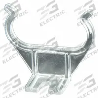 LEVITON Lampholder: Lamp Support Clip, Horizontal Mounting Orientation, 1 1/2 in Overall Lg, Clear (MPN 23452-B). Key specifications — Product Type: Lamp Support Clip; Brand: LEVITON; Color: Clear; Features: Horizontal Mounting Orientation.